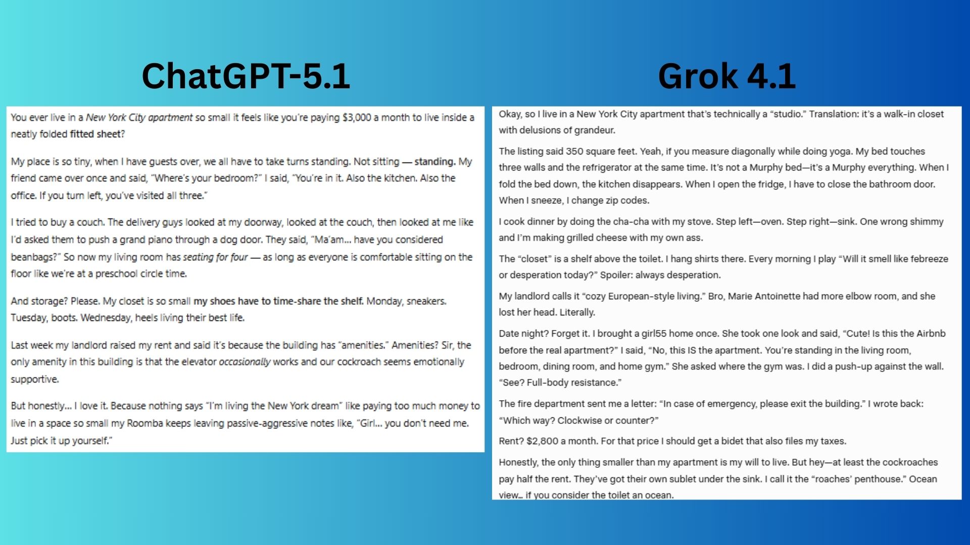 ChatGPT vs. Grok