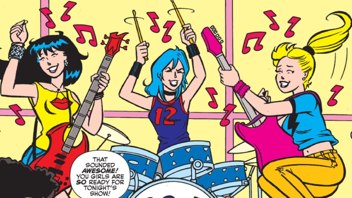 Betty &amp; Veronica Friends Forever: Rock &amp; Roll interior art