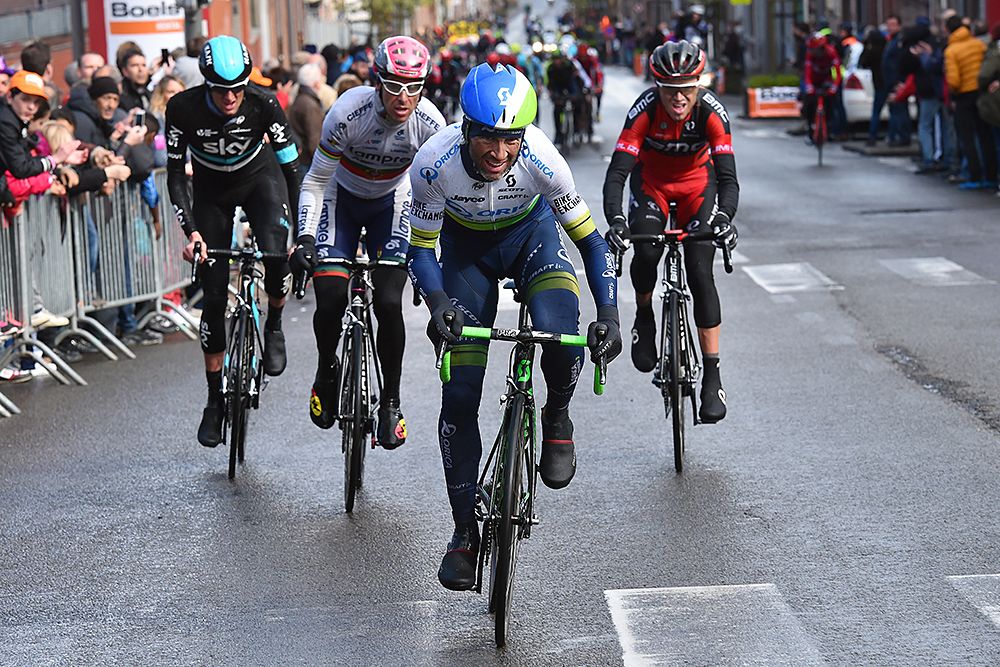 Albasini led the four-man winning breakaway up the final climb at Liege-Bastogne-Liege