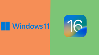 Windows 11 and iOS 16 logo