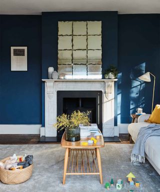 hague blue living room