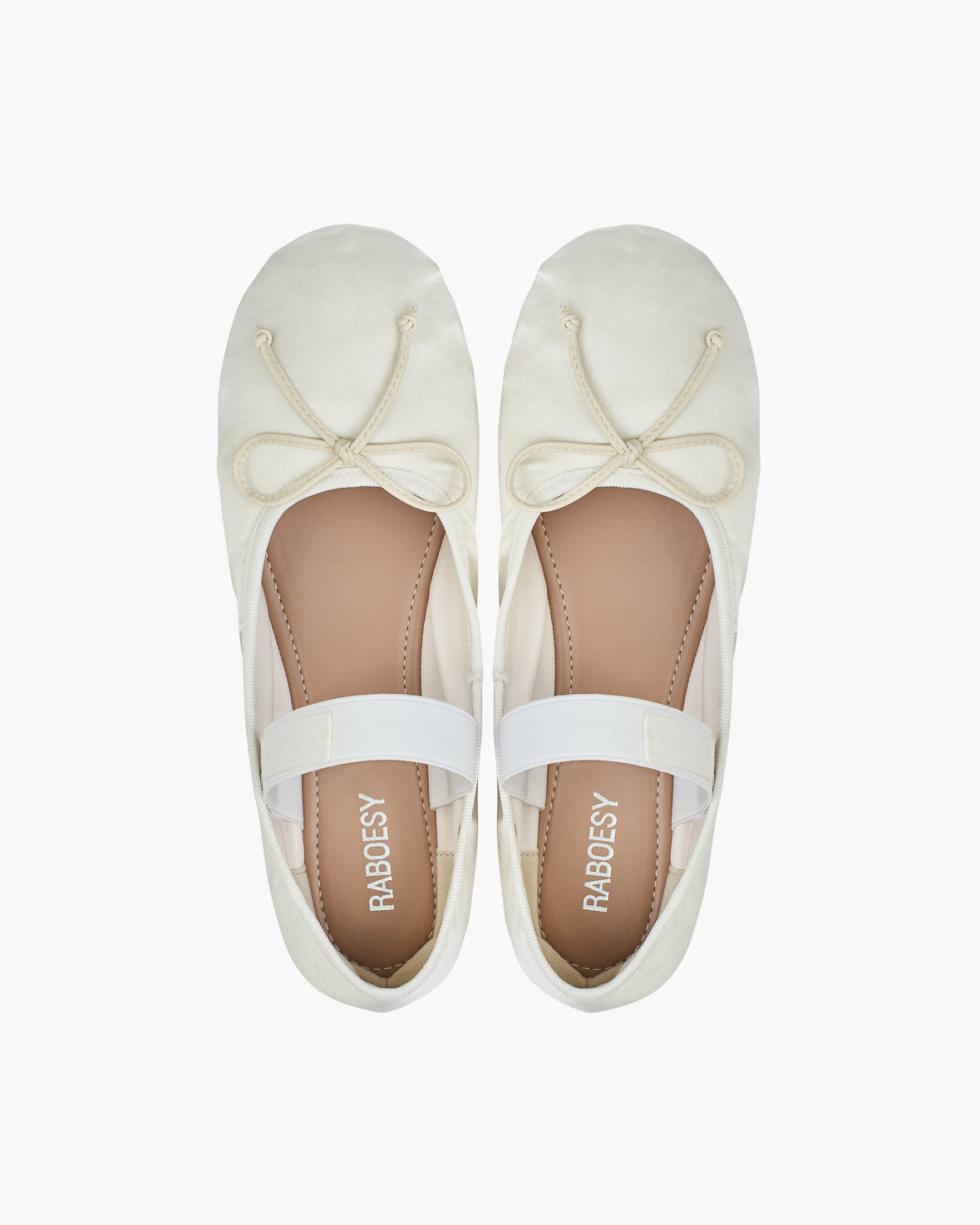 Satin Round Toe Ballet Flats