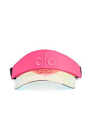 bright pink visor