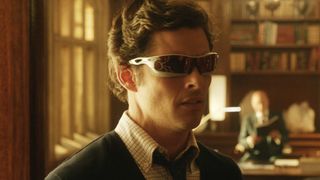 James Marsden in his first and last, until Doomsday, appearance ad Cyclops aka Scott Summers in the Fox X-Men Series.