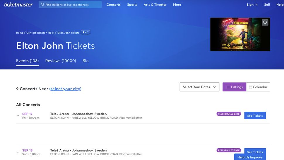 Ticketmaster Review Top Ten Reviews