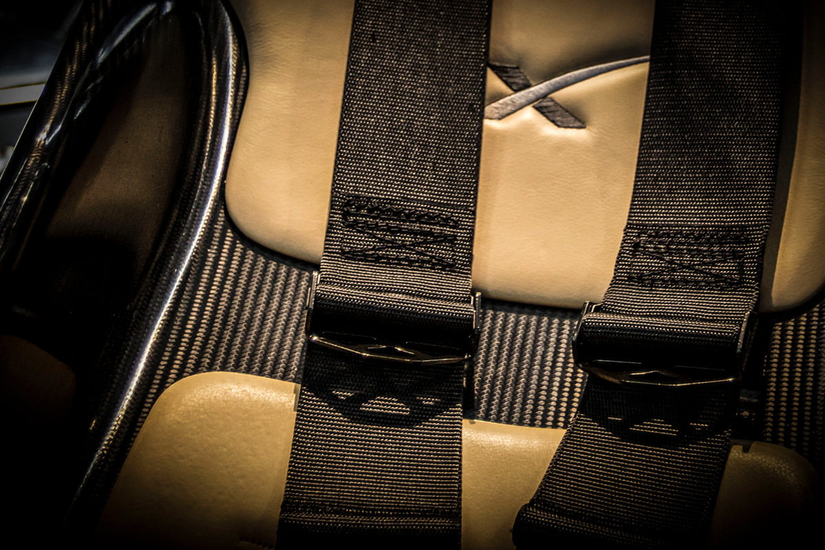 close-up of seat aboard SpaceX's Dragon V2 space capsule,