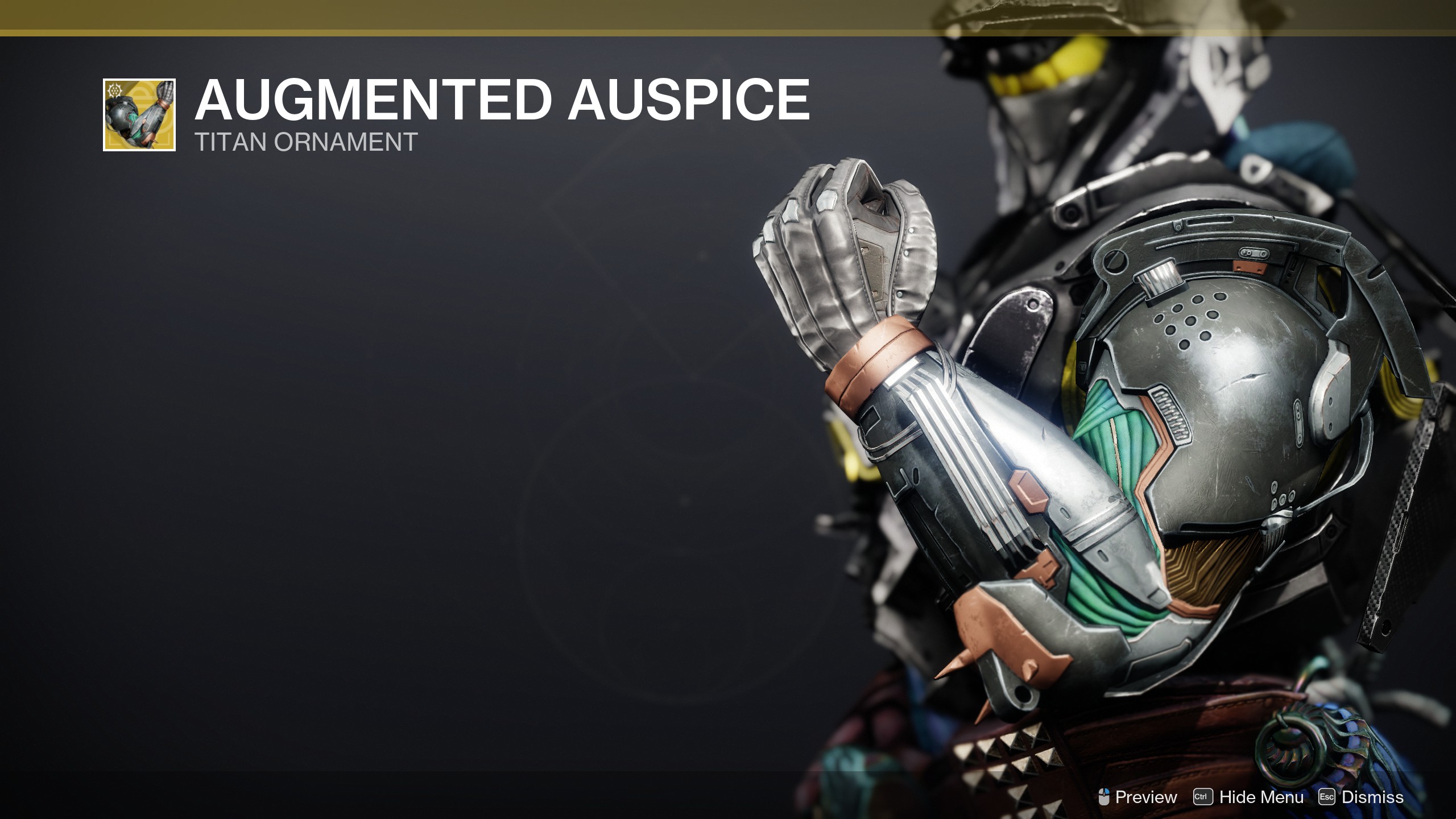 Destiny 2 Augmented Auspice ornament