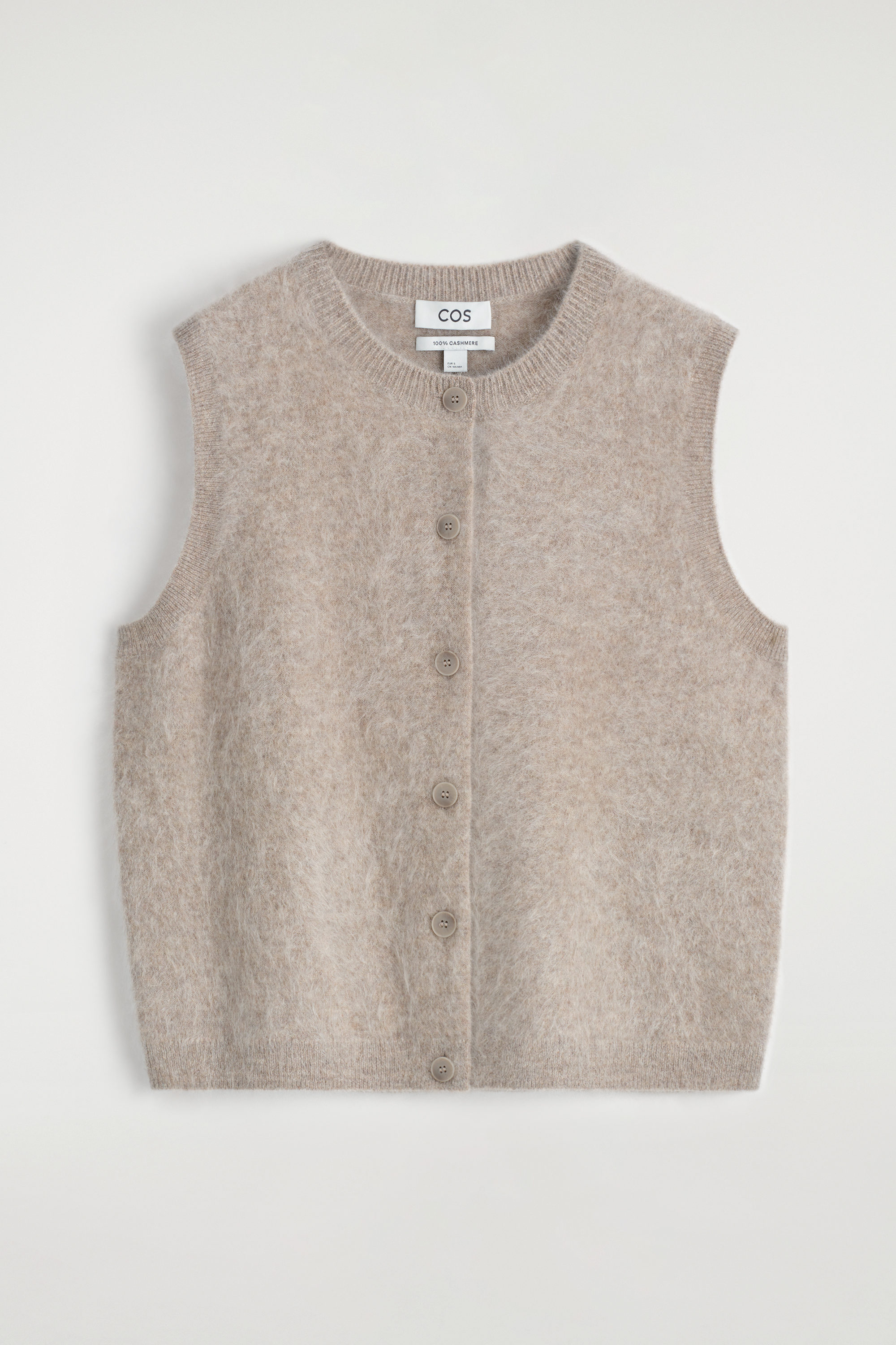 Brushed-Cashmere Waistcoat