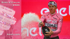 Tadej Pogacar in the lead of the Giro d'Italia after stage 3