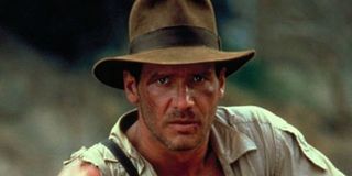 Indiana Jones looks forward in Indiana Jones and the Temple of Doom (1984)