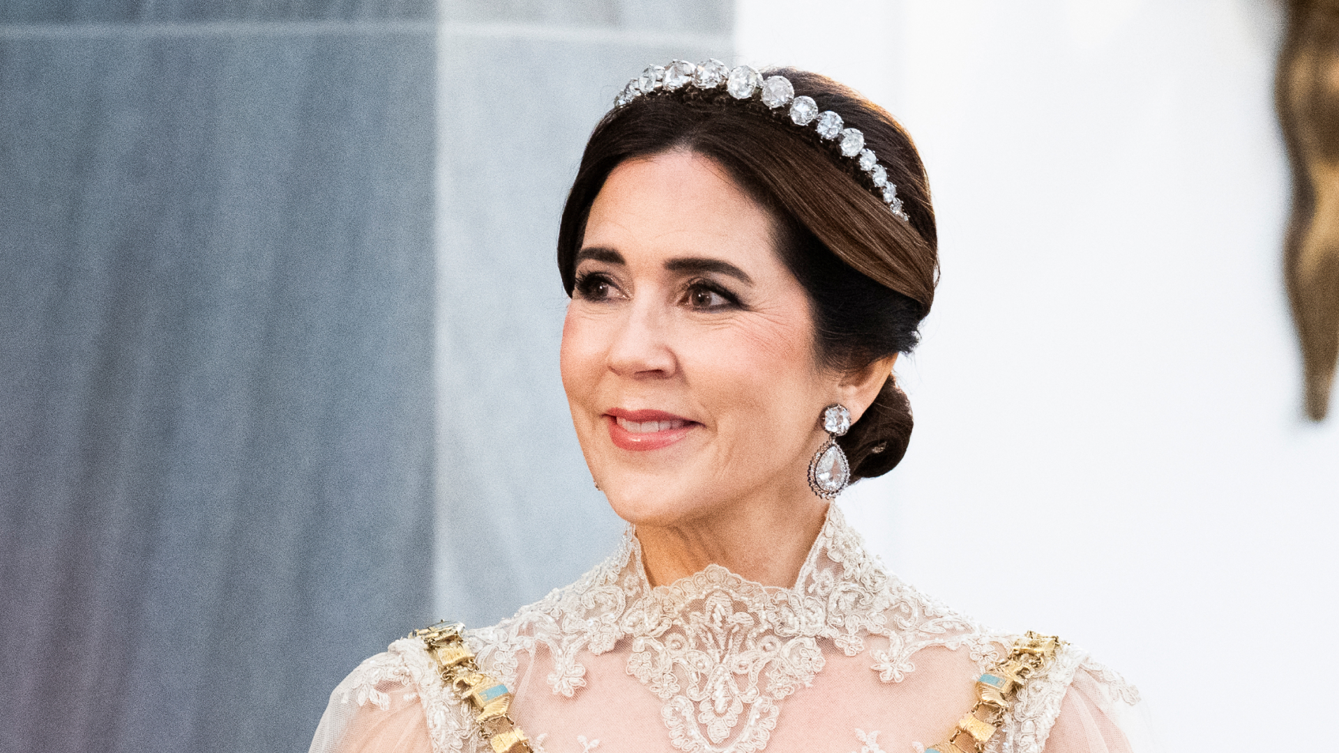 Queen Mary in a tiara