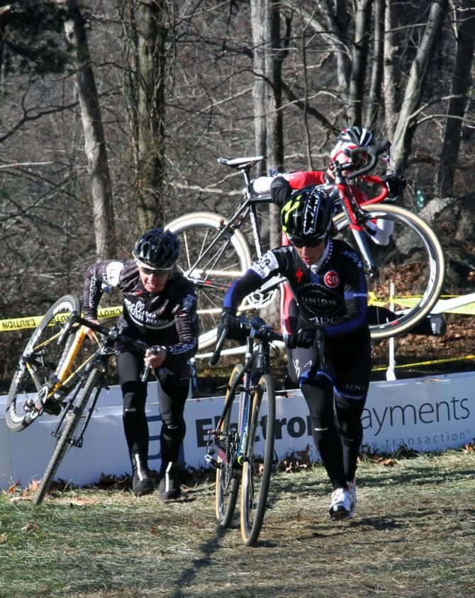 Arley Kemmerer (C3-Twenty20 Cycling) applies a little pressure to the group.
