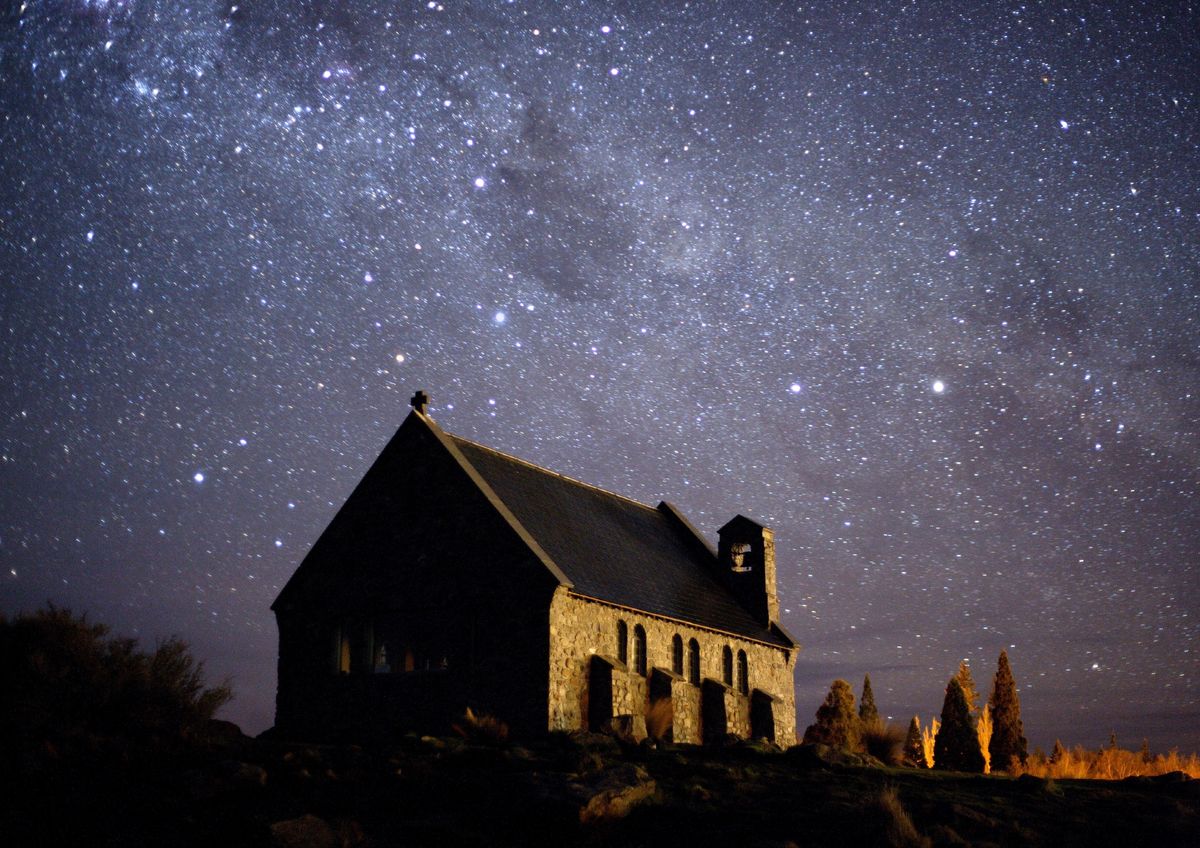 The New Zealand night sky. 