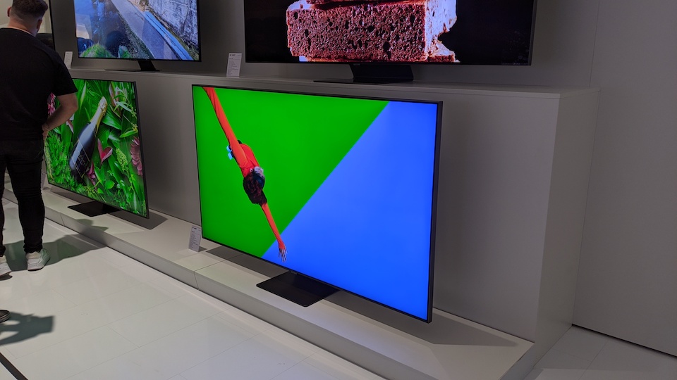 Hands On Samsung Q95t 4k Qled Tv Review Techradar Samsung Q95t 4k Qled Tv Hands On Review