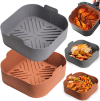 Silicone Air Fryer Basket Liners Square: $9.99 @ Amazon