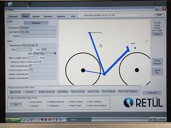 This is what you get once a bike is fully characterized.