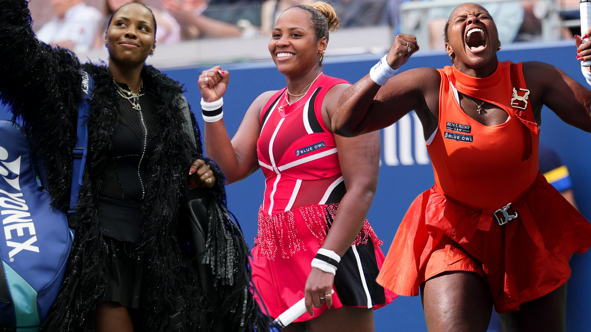 Taylor Townsend's best outfits at the 2026 US Open exclusive interview