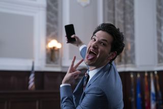 Beloved comedian Ben Schwartz is fantastic as Tony, the social media manager that Gen. Naird hates, in the new series "Space Force."