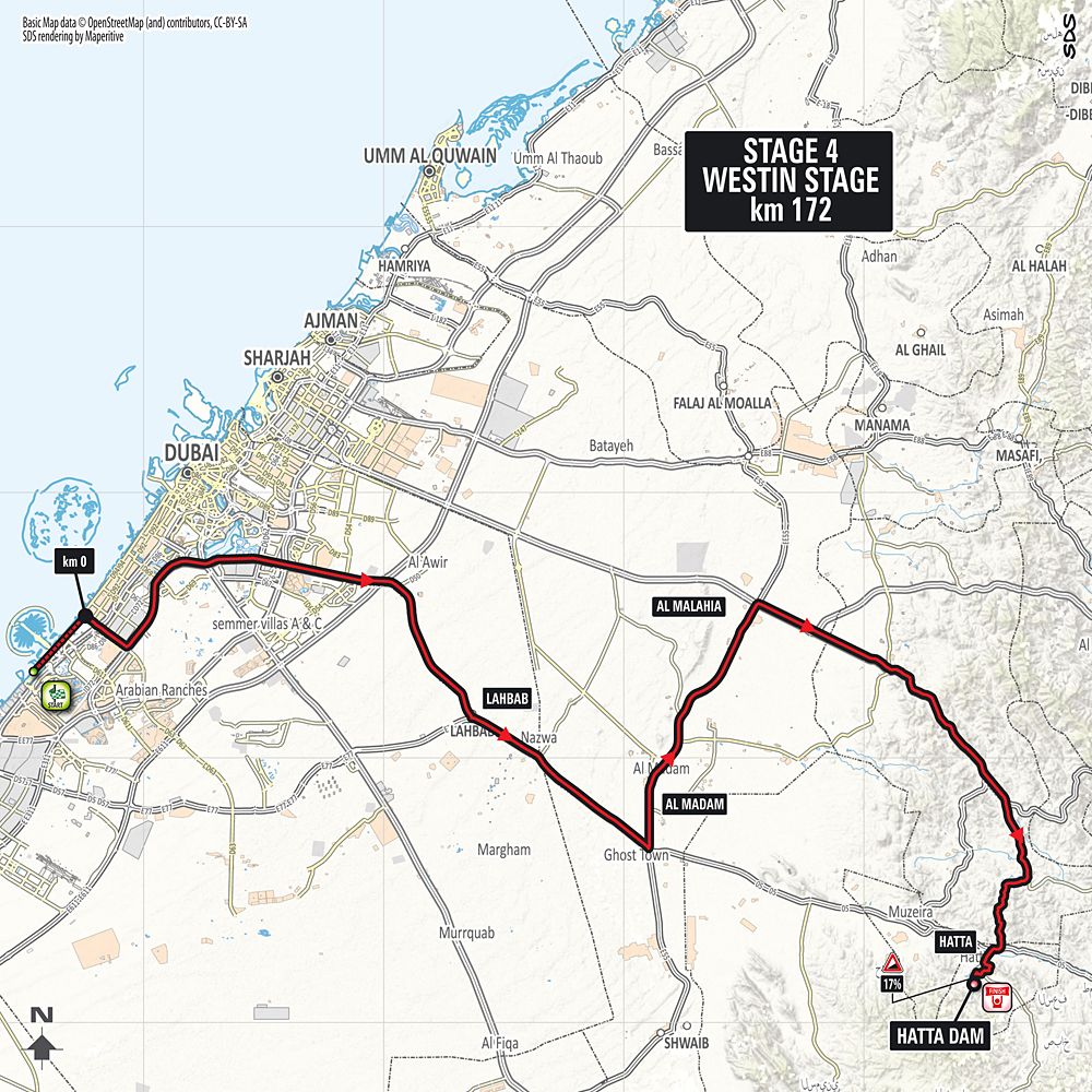 Stage 4 of the 2017 Dubai Tour