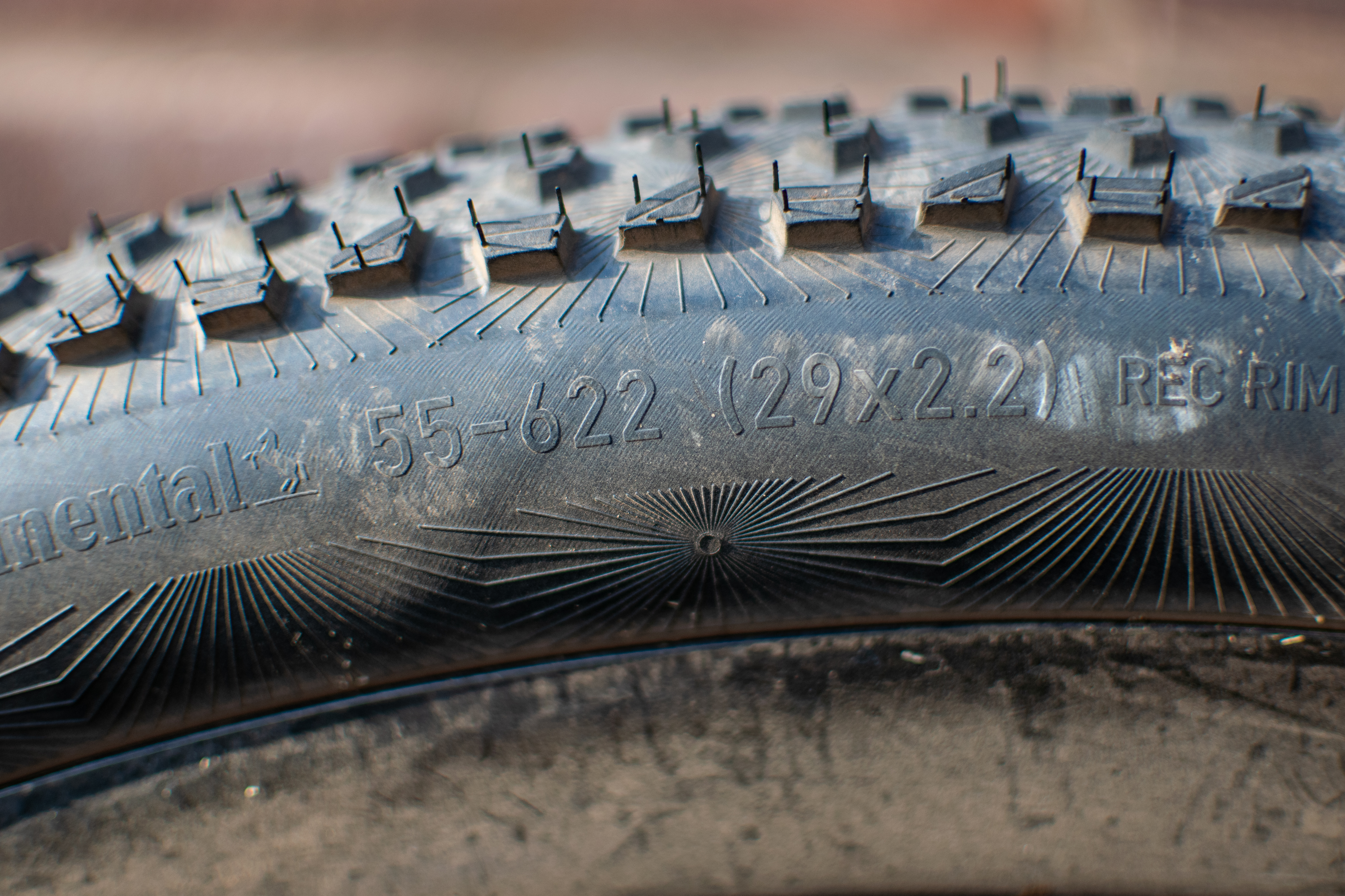 A Continental Dubnital tyre 