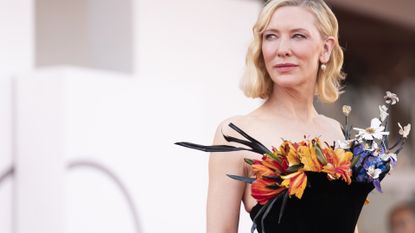 Cate Blanchett attends the red carpet of the movie "Tar" during the 79th Venice International Film Festival at the Palazzo del Casino in Lido of Venice, Italy on September 01, 2022