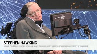 Stephen Hawking at Breakthrough Starshot Press Conference