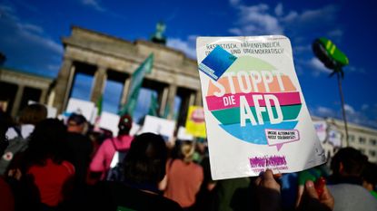 Protesters against Germany's far-right AfD party demonstrate in Berlin