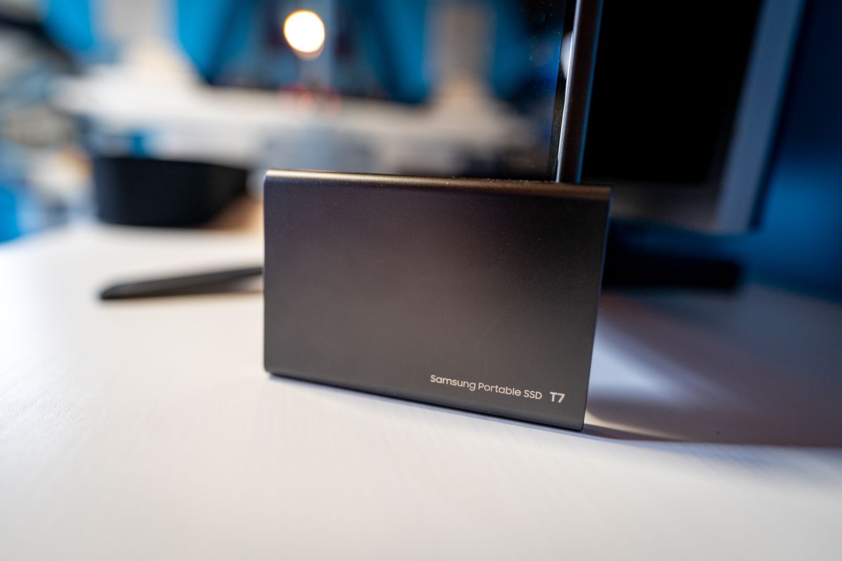 Samsung T7 Touch during our review
