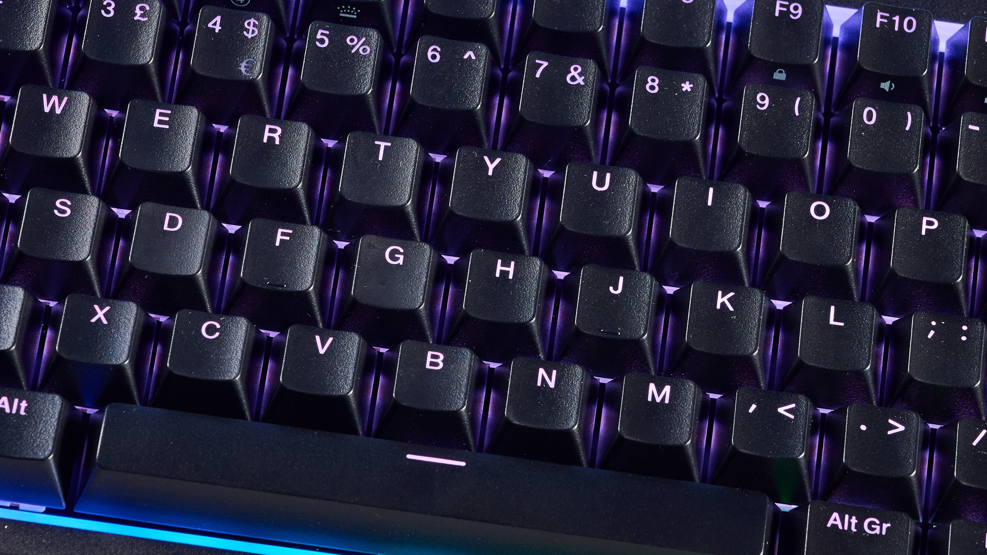 A black NZXT Function Elite MiniTKL Hall Effect keyboard