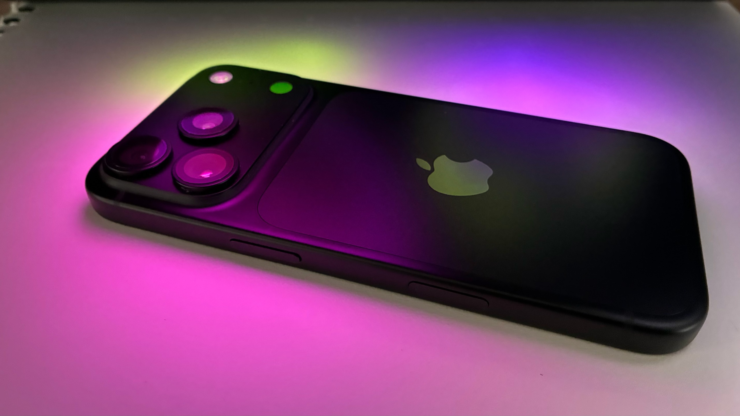 The Apple iPhone 18 Pro on a desk