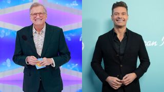 L to R: Drew Carey on The Price is Right, Ryan Seacrest for American Idol.