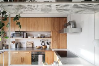 Lubetkin tower apartment kitchen joinery