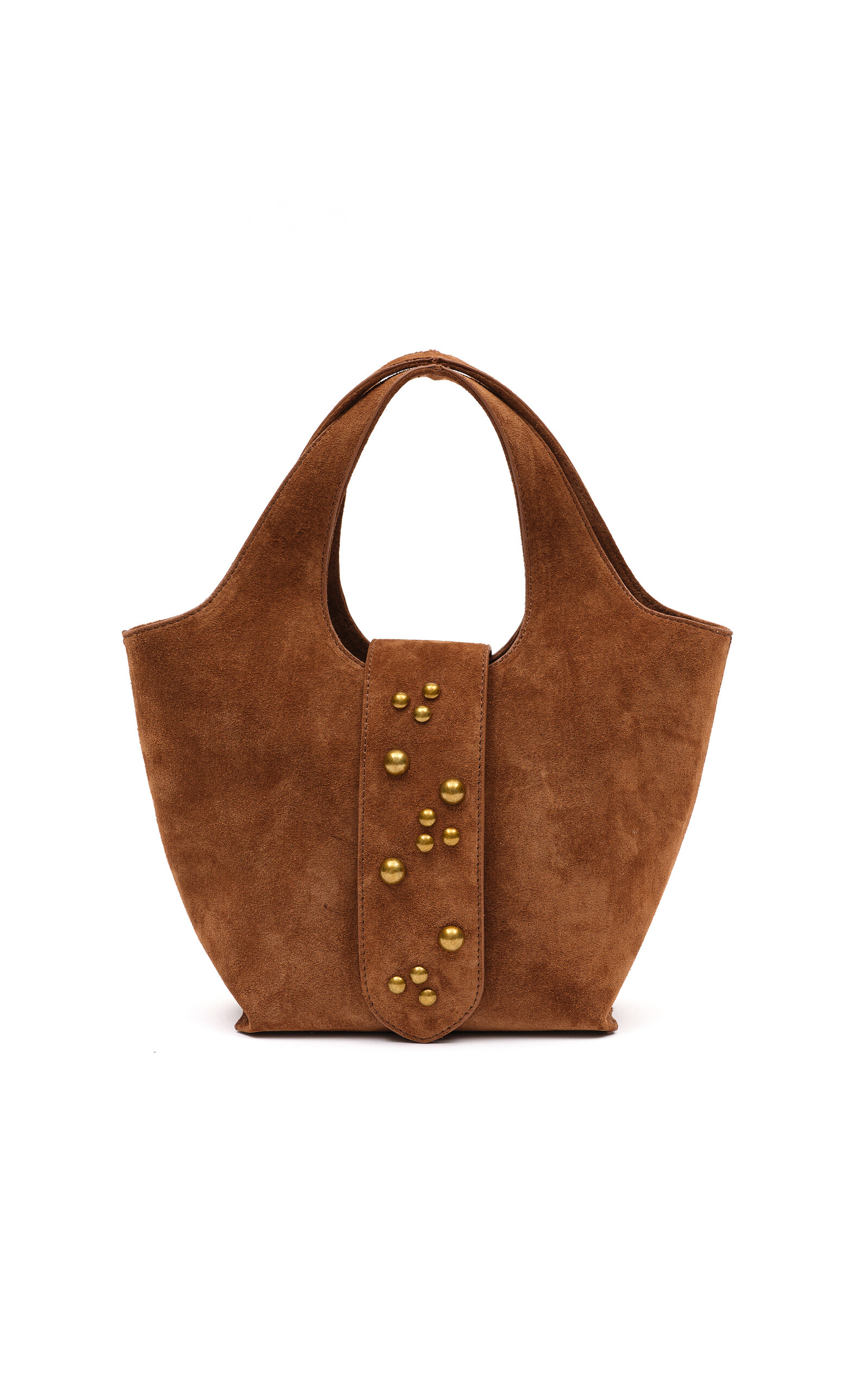 Lea nailed leather tote bag