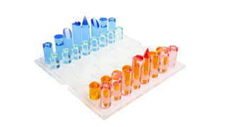 Lucite Chess and Checkers, one of the best gifts for him