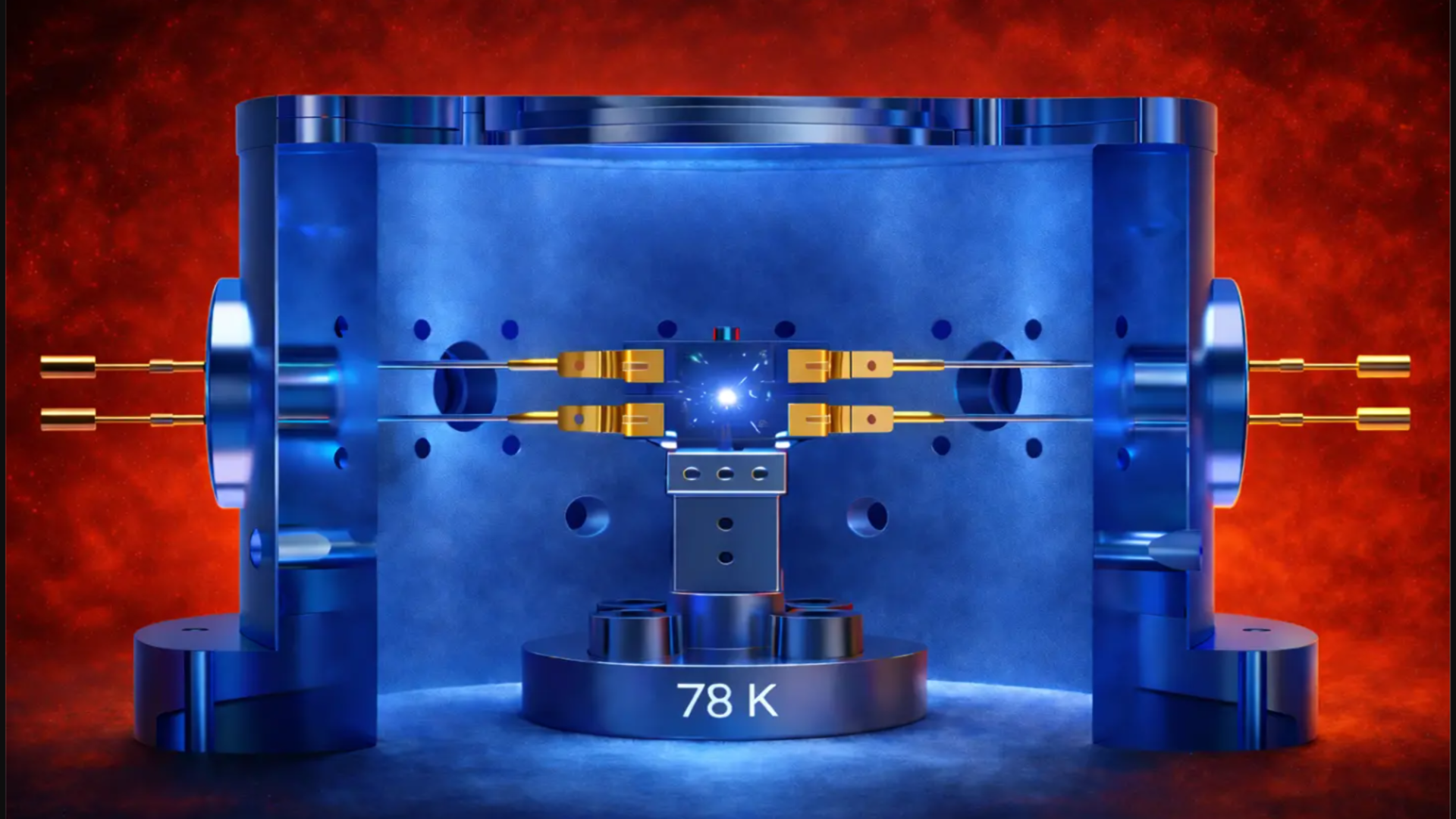 Liquid nitrogen cryogenic calcium ion light clock