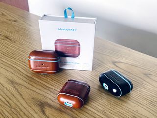 Bluebonnet Leather Airpods Case Multiple