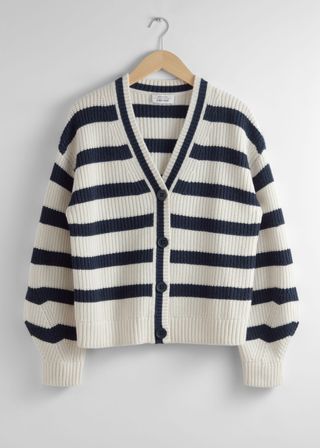 Striped Knit Cardigan