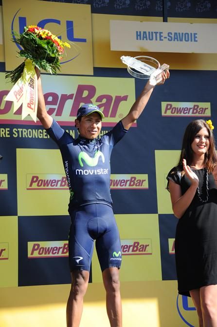 Nairo Quintana (Movistar) won the final mountain stage of the Tour de France