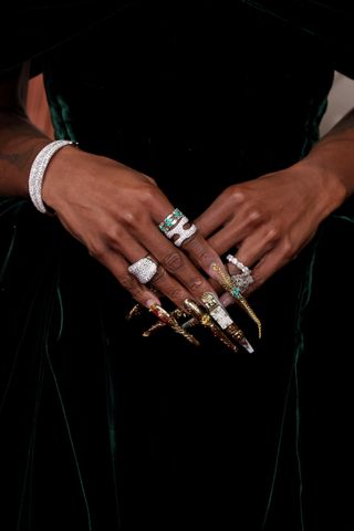 Cynthia Erivo's nails at the 2025 oscars