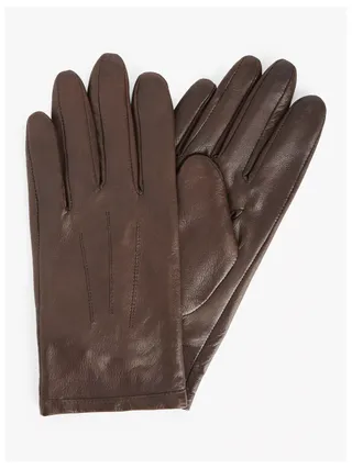 John Lewis Fleece Lined Women's Leather Gloves