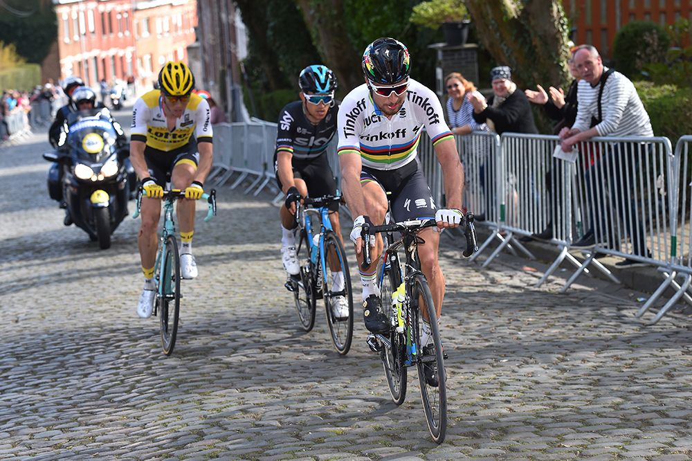 Peter Sagan, Michael Kwiatkowski and Sep Vanmarcke
