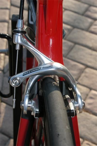 Campagnolo Record brakes.