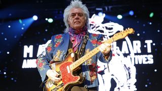 Marty Stuart performs onstage in Indio, California on April 29, 2023