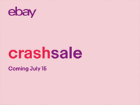 They're calling it a Crash Sale because they expect Amazon to crash when Prime Day goes live, and when that happens you can expect eBay to drop some truly unique deals to celebrate the occasion.New Low Prices
