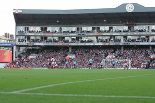 The Clock End stand at Highbury