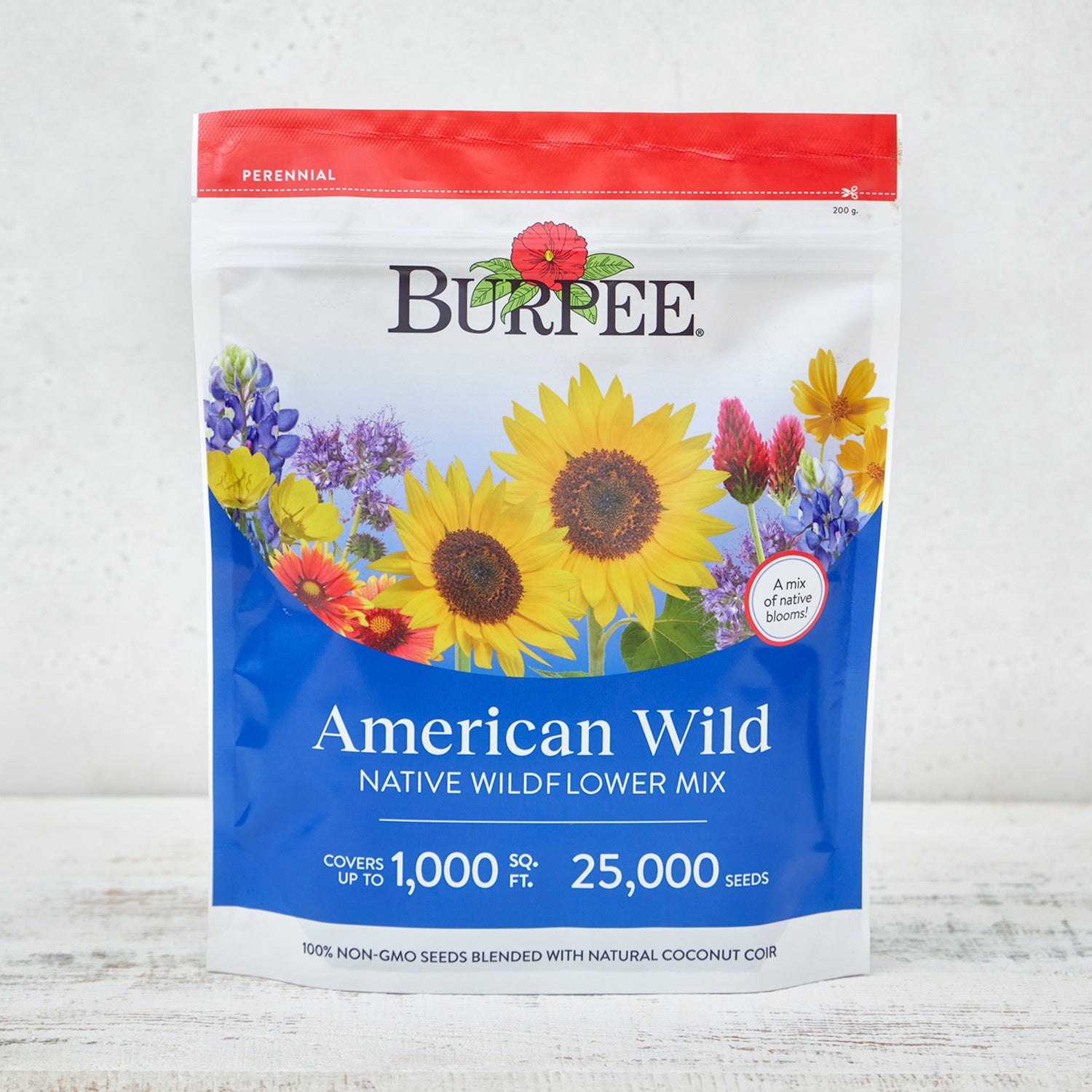 American Wild Native Wildflower Mix - 200g Shaker Bag