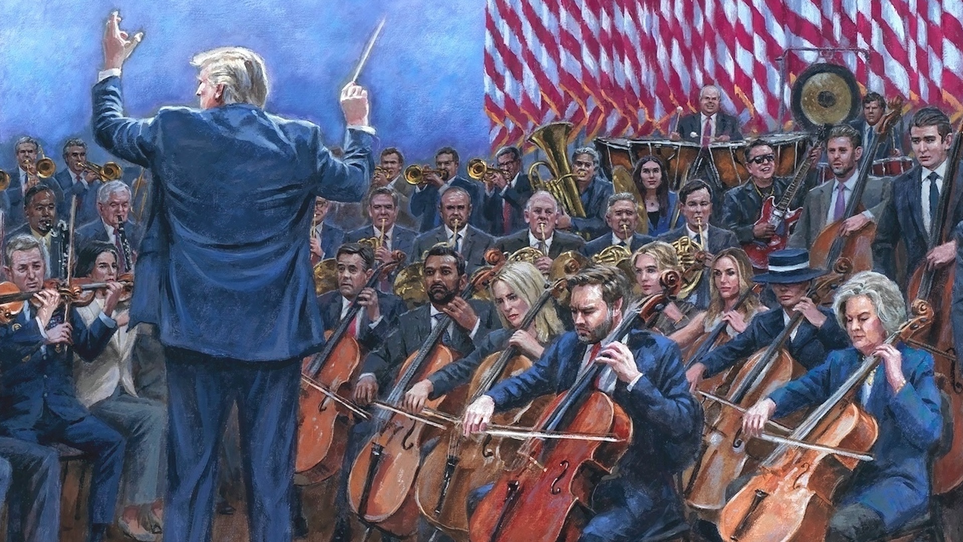 MAGA symphony painting