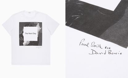 Paul Smith designs the official T-Shirt for David Bowie new album