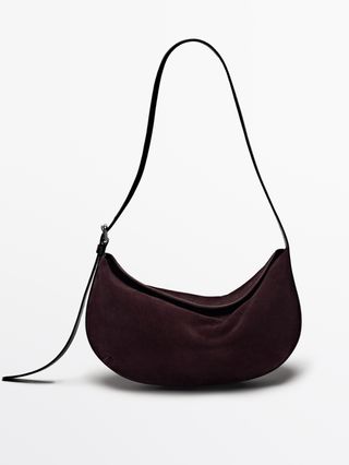 Massimo Dutti, Split Suede Shoulder Bag