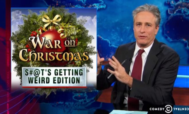 Jon Stewar&amp;#039;s War on Christmas